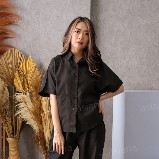 ASIANA Kemeja Wanita / Kemeja Polos / Kemeja Oversize / Kemeja Korea / SHERLI
