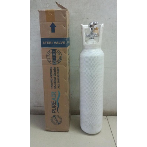 Tabung Oksigen 1m3 + Regulator Oksigen + Trolley Oksigen