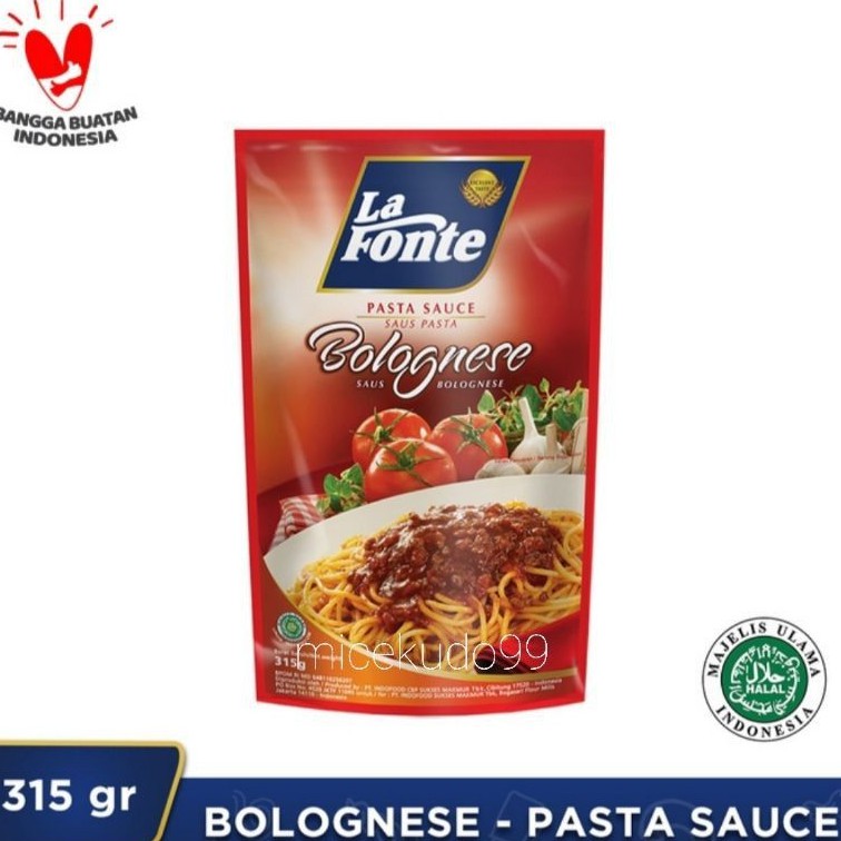 

LA FONTE SAUS PASTA BOLOGNESE / SAUCE SAOS INSTANT INSTAN LAFONTE