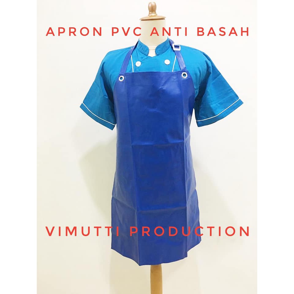 celemek apron pvc anti basah