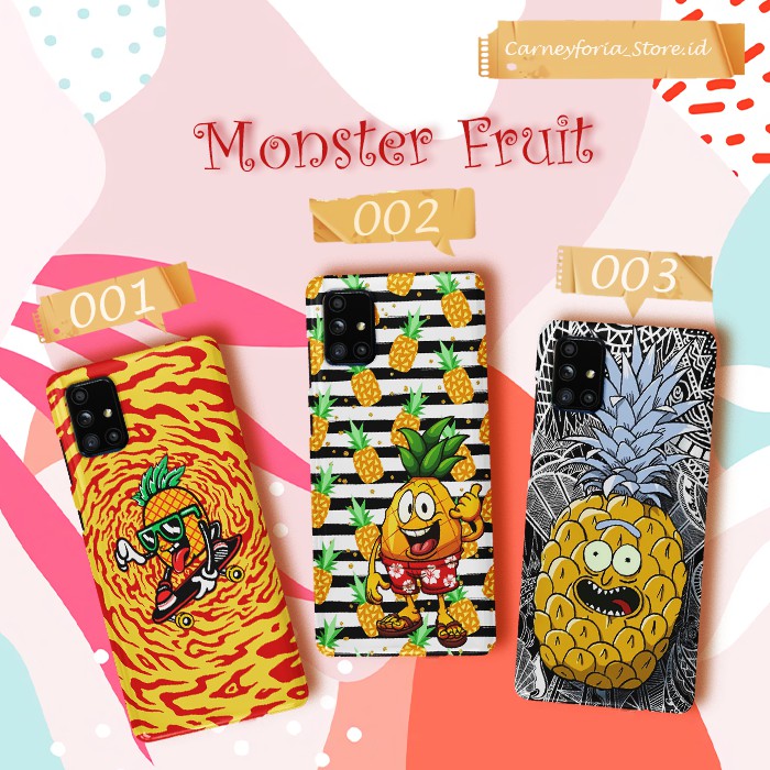 [F MF] CASING CUSTOM Monster Fruit HARDCASE 3D FULLPRINT Case OPPO SAMSUNG VIVO IPHONE REALME ASUS
