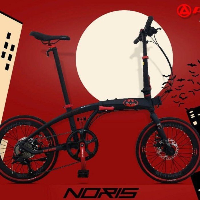 SEPEDA LIPAT / FOLDING BIKE PACIFIC NORIS BATMAN 20"