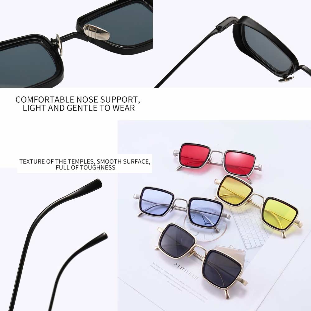 Kacamata Polarized UV400 [ Hitam Biru ] Anti Radiasi - Sunglasses Pria &amp; Wanita Korea - HM8106