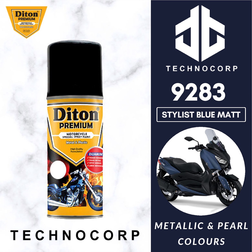 

Cat Semprot DITON PREMIUM 9283 STYLIST BLUE MATT / YAMAHA BIRU DOFF