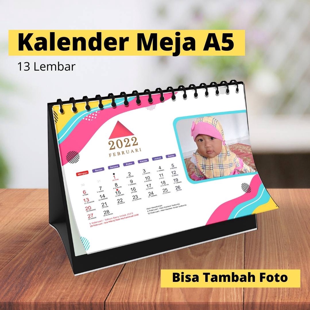 

Kalender Meja 2025 Custom Foto