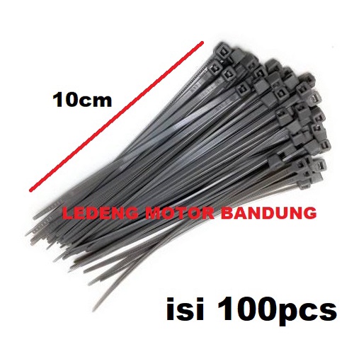 10cm Tali Ripet Kabel Ties Nylon Cable Tie 3x100mm Isi 100pcs