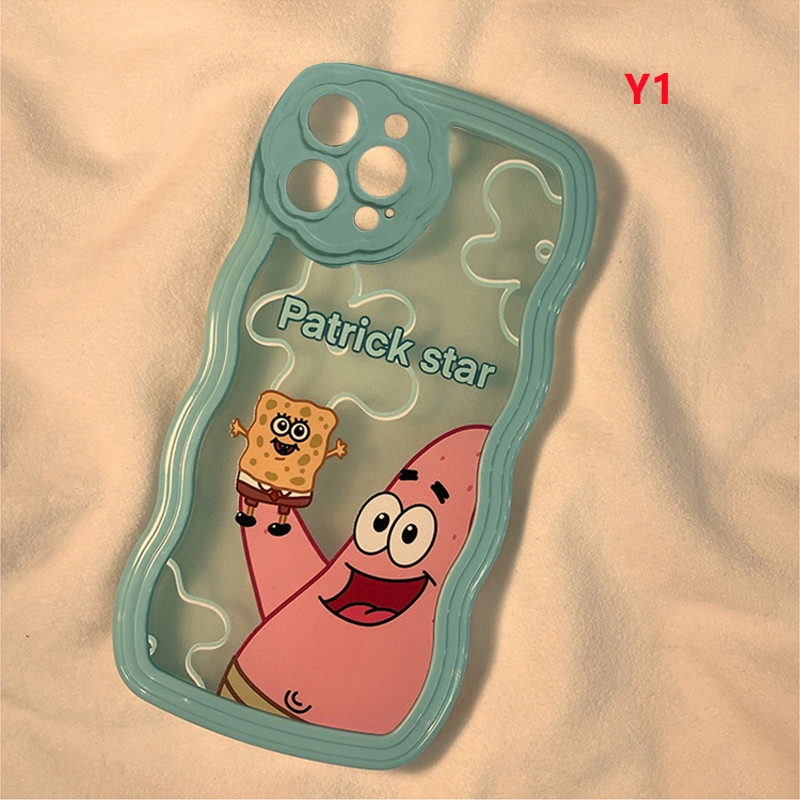 Soft Case TPU Motif Spongebob Untuk IPhone 7 8 Plus 11 12 13 11 Pro MAX 6 6s 14 Plus XR 14 Pro MAX X XS MAX SE 2020