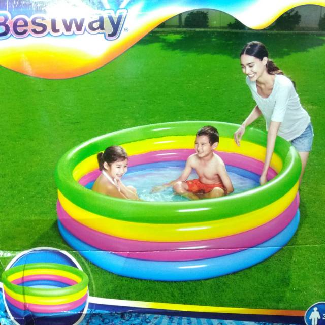 KOLAM RENANG BESTWAY 54009  KOLAM RENANG ANAK ANAK DAN KELUARGA KOLAM RENANG JUMBO