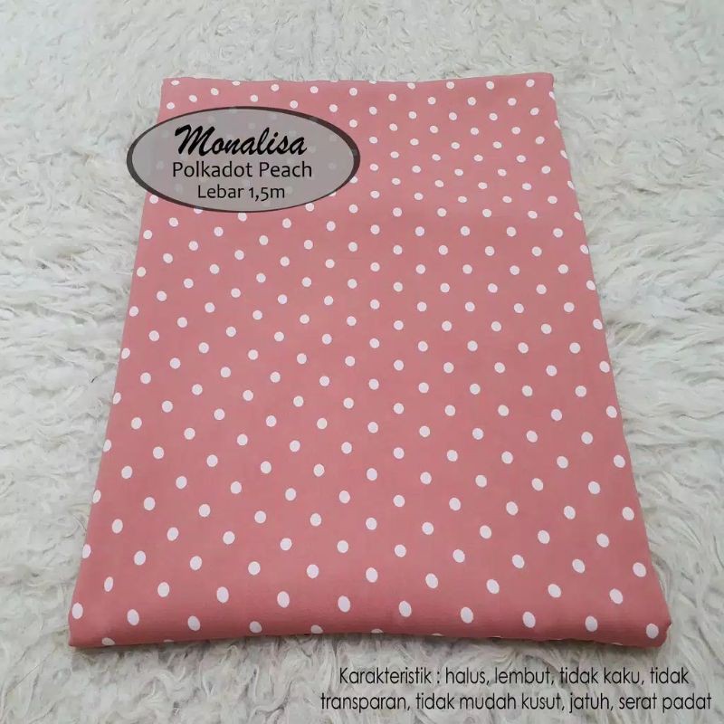 Kain Wolfis Monalisa Polkadot Peach