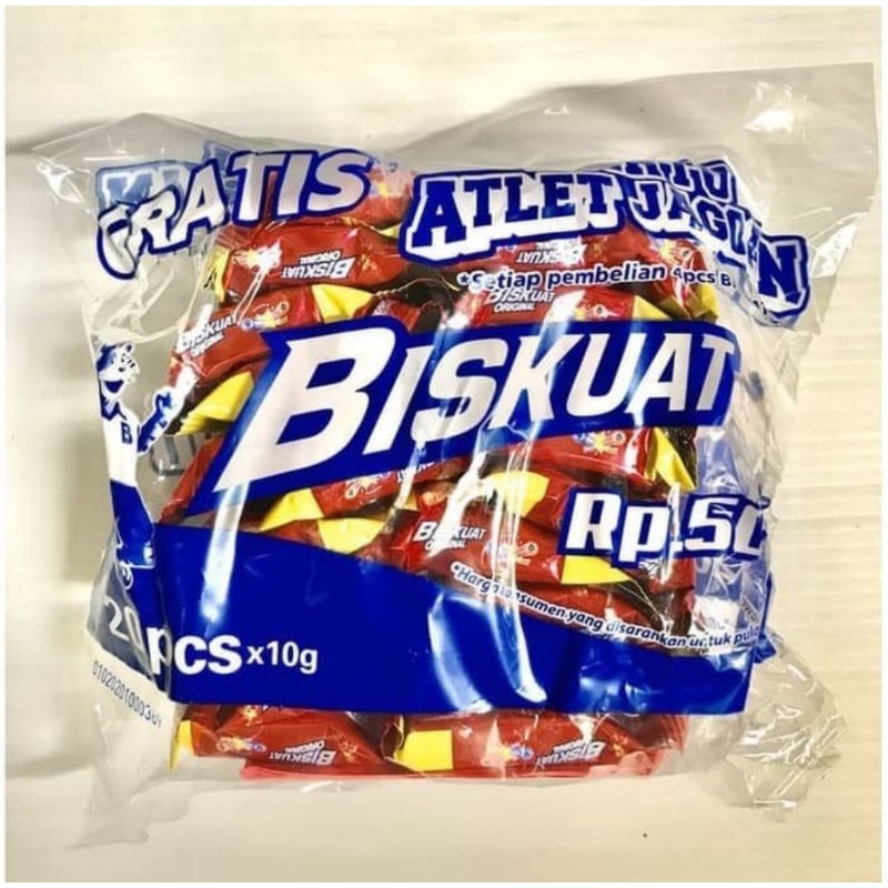 biskuit biskuat 1 renceng coklat original