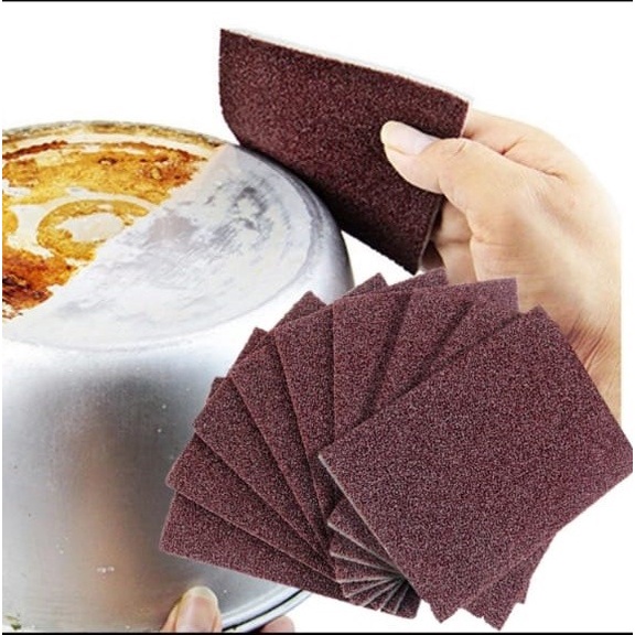 CL Nano Spons Carborundum Emery Pembersih Kerak Peralatan Dapur