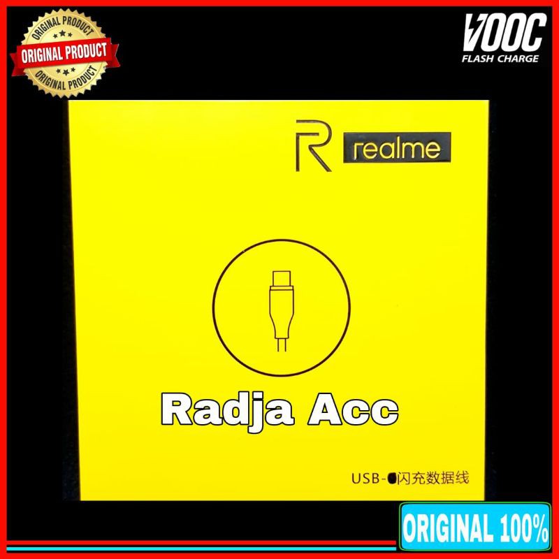 Kabel Data Realme 3 Pro Vooc Flash Charge Original 100% Micro USB 7Pin