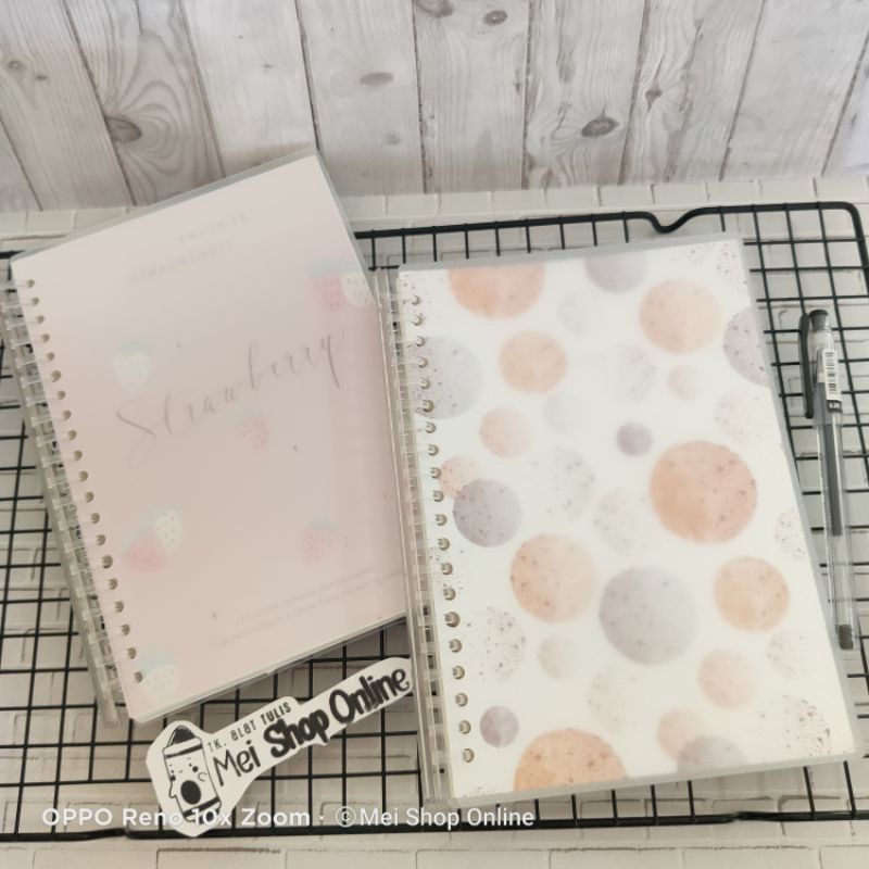 

Buku Notebook Ring / Diary Ring A5 (Ring bisa dilepas)