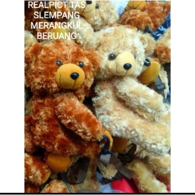 COD boneka teddy bear / tas slempang boneka beruang / tas beruang merangkul / teddy bear / tas slempang merangkul