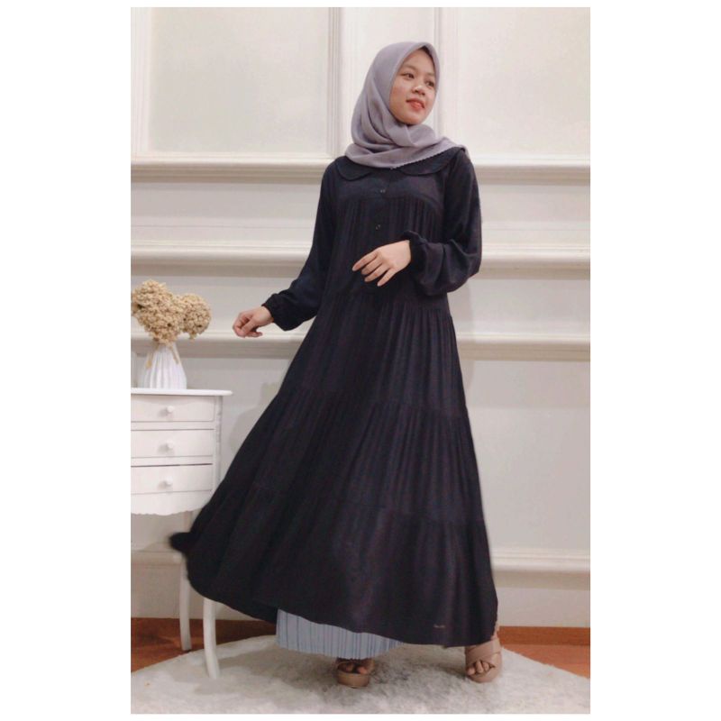 MIDI DRESS BUSUI/KATUN RAYON TWILL