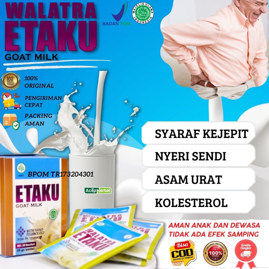 

Susu Kambing Etawa Obat Saraf Kejepit Nyeri Sendi Asam Urat Patah Tulang Asma Sesak Nafas Pinggang Peninggi Badan Penambah Nafsu Makan Anak Dan Dewasa Etaku Susu Kambing Etawa 100% Original