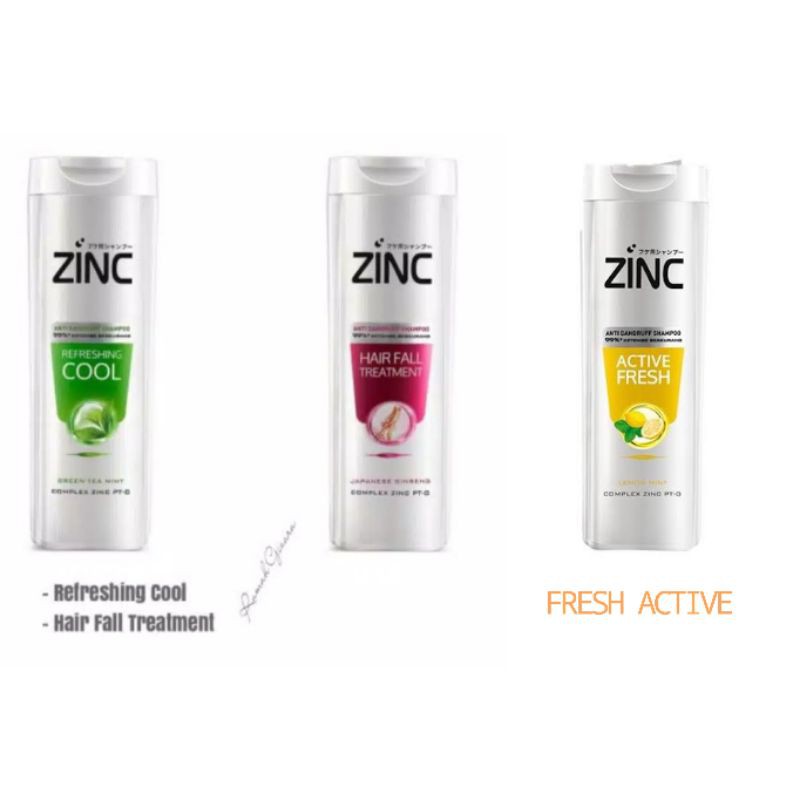 ZINC SHAMPOO  THEATMENT 170 ML KEMASAN BOTOL SEDANG ZINC 170 ML 170ML