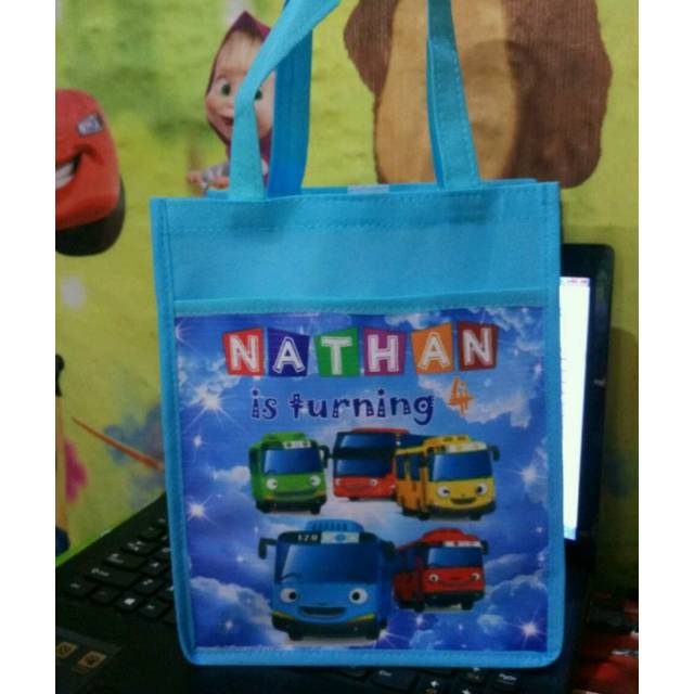 

PO Tas karakter jinjing kantong custom | tas souvenir ultah anak | unik, termurah, terbaru