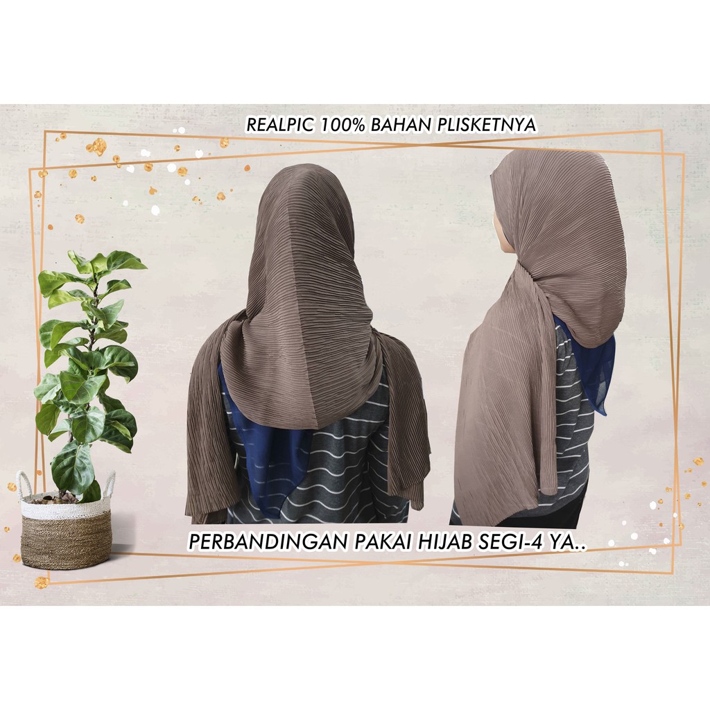 PASHMINA PLISKET PREMIUM JUMBO CERUTY BABY DOLL airflow crinkle prisket A45 ZIOSCARF