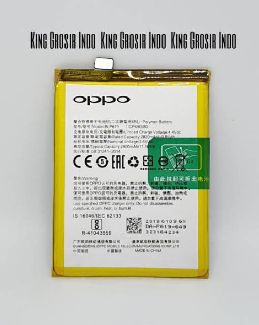 Baterai Oppo BLP619 A39 A57 Neo 10 Original 100% Battery Batere Batre OPPO BLP 619 A37 A57 Neo 10