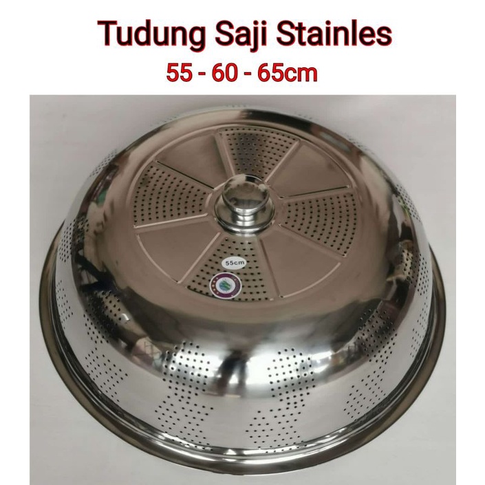 KHUSUS INSTAN Tudung Saji Stainless 55 60 65cm