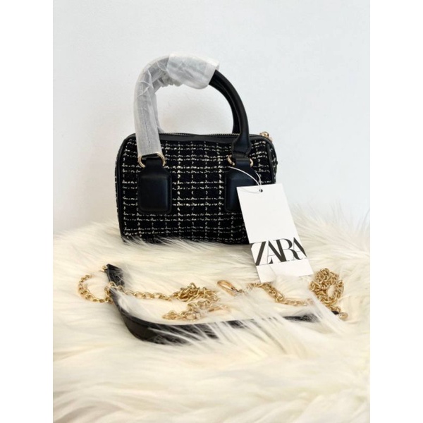 ZARA mini Bag Bowling Tas Wanita