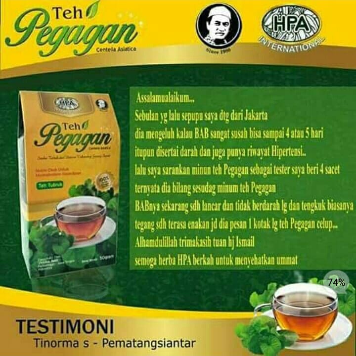 Teh Tubruk Kapsul Pegagan HPA untuk Nutrisi Otak