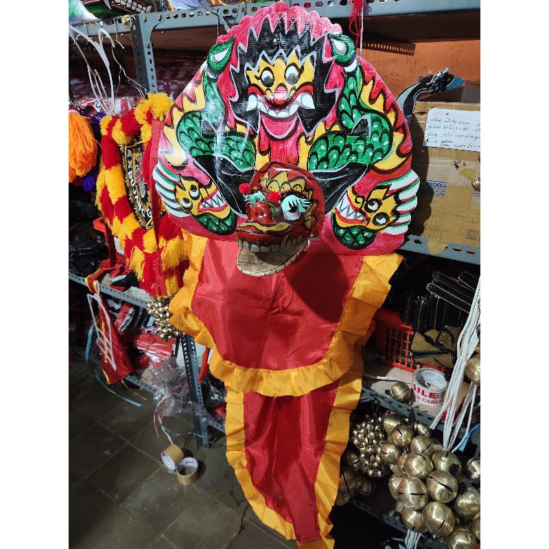 Barongan spon jumbo kemul panjang / barongan / ganongan / ganong / bujang ganong / reog / pecut / sh