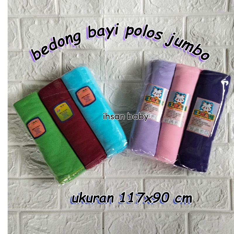 3 pcs BEDONG BAYI JUMBO 117X90 CM SERI LILAC