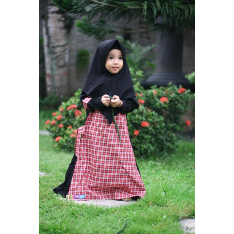 GAMIS ANAK SETELAN KERUDUNG GAMIS ALICE