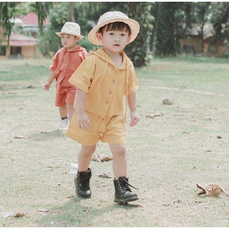 RACHIDKIDS / SETALAN ANAK LUCU / SETELAN HOODIE ANAK / HOODIE SET ANAK