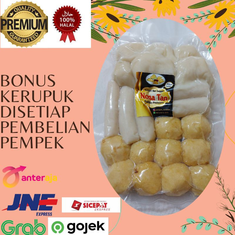 

Paket Pempek Palembang Campur Nona Sultan [ Isi 30 + Cuko 330ml ]