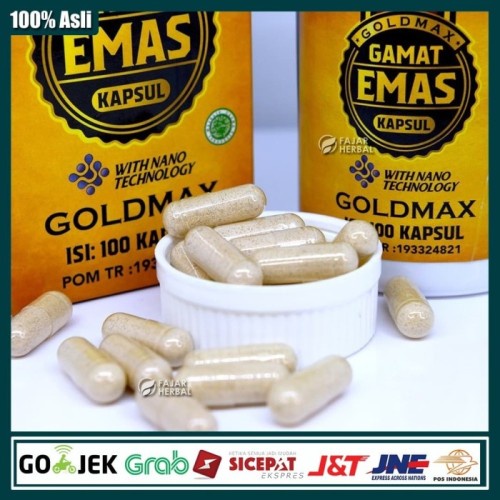 GOLDMAX Gamat Emas Kapsul - Obat Gold Max Jelly Gamat Asli Original