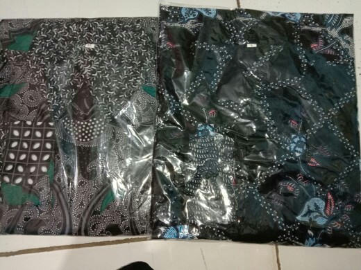 Kemeja Batik Pria Katun Polos Sopal Batik Prada / Baju Batik Pria