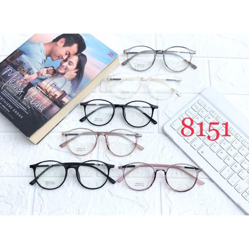 Frame Kacamata Korea Lentur 8151 Free Photocromic / Blueray