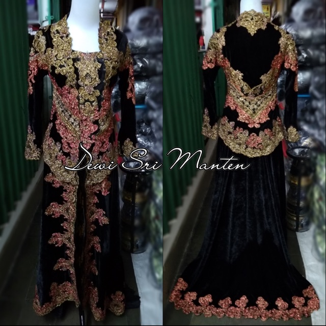 Kebaya bludru sale