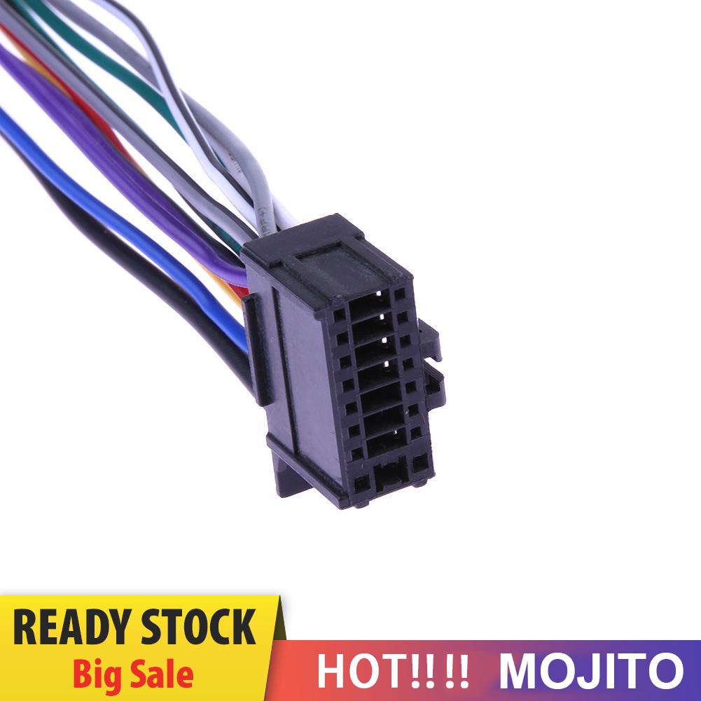 MOJITO Car Stereo CD Player Radio Wiring Harness Wire Adapter Plug for NEW Pioneer