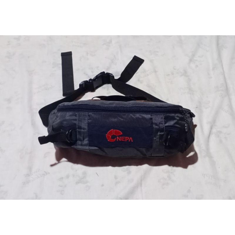 Tas pinggang waistbag Nepa unisex branded sporty outdoor murah