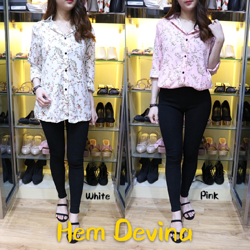 [Hem Devina BC]Blouse wanita monalisa Varian warna