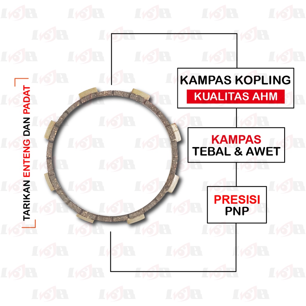 Kampas Plat Kopling Tiger MegaPro GL Pro GL Max Original AHM Honda Asli