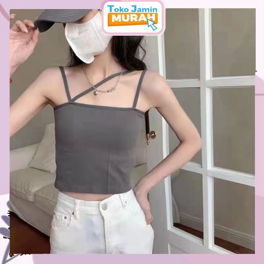 TJM BR103 Bh Tanktop Crop Top 3 Tali Pakaian Dalam Wanita Cewek Korea Tank Top Cup Bra