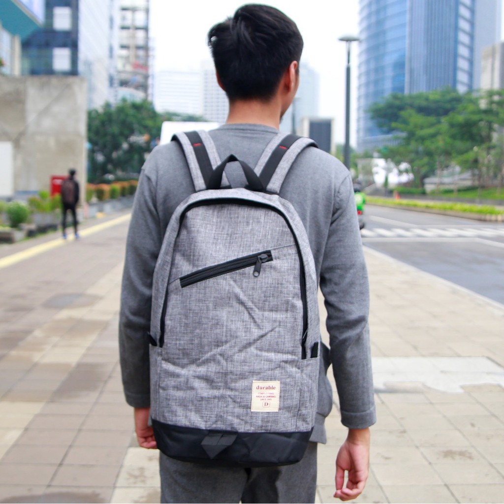 Tas Ransel Laptop - Backpack Laptop 14 Inch Travel Casual Elegan Kekinian Multifungsi Pria Wanita