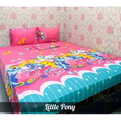 Sprei Homemade Karakter Doraemon Grosir Perlengkapan Kamar Tidur Seprai Springbed Murah Cod