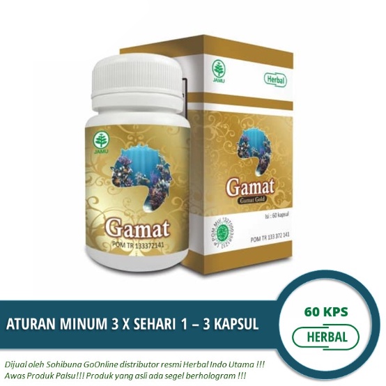 Kapsul Gamat HIU Herbal Tripang Suplemen Menopause Memperkuat Tulang 60 Kapsul