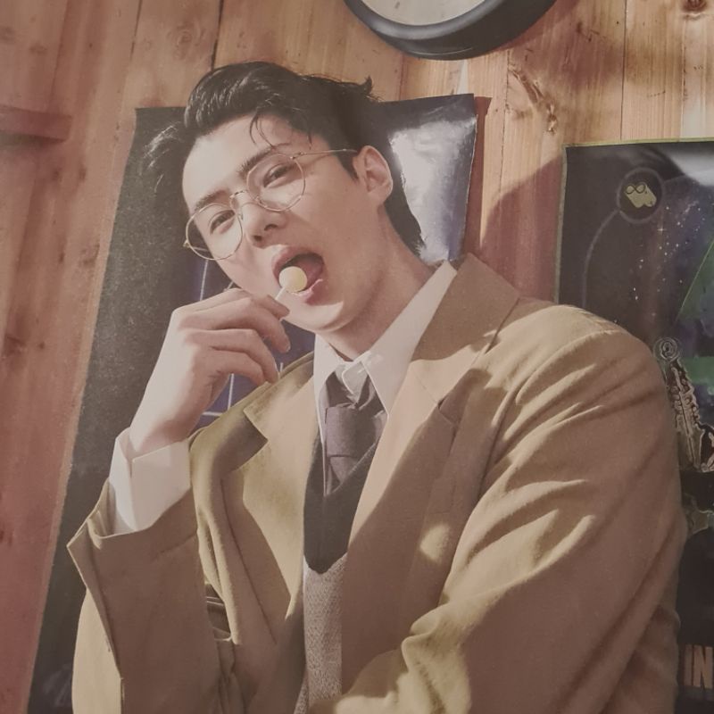 (SWIPE>) EXO Roll Poster - Official from Album Don't fight the feeling expansion ver xiumin kai sehu