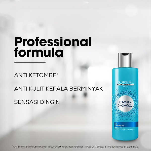 LOREAL Hair Spa Detox DX Shampoo - Shampo Perawatan Pembersih Kulit Kepala Rambut Berminyak Gatal Ketombe 250 ml