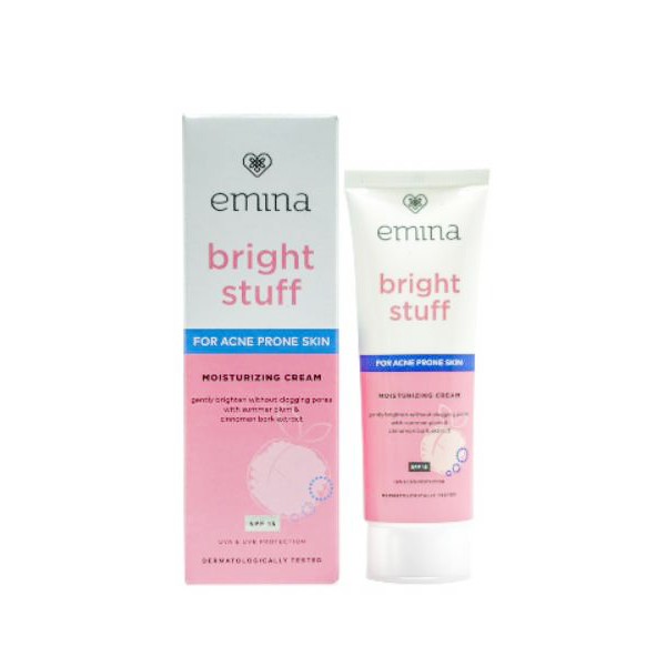 ❤️Glamouroseshop❤️ Emina Bright Stuff Moisturizer Cream for Acne Prone Skin 20ml