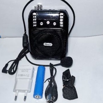 Portable loud speaker BISMARCK BSX 12 MA008 MIC pinggang cocok untuk tour guide guru senam tari