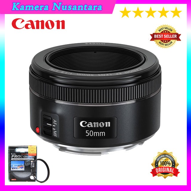 LENSA FIX CANON 50MM F1.8 STM / LENSA FIX CANON 50MM 50 MM F1.8 STM / LENSA CANON 50MM STM ORIGINAL