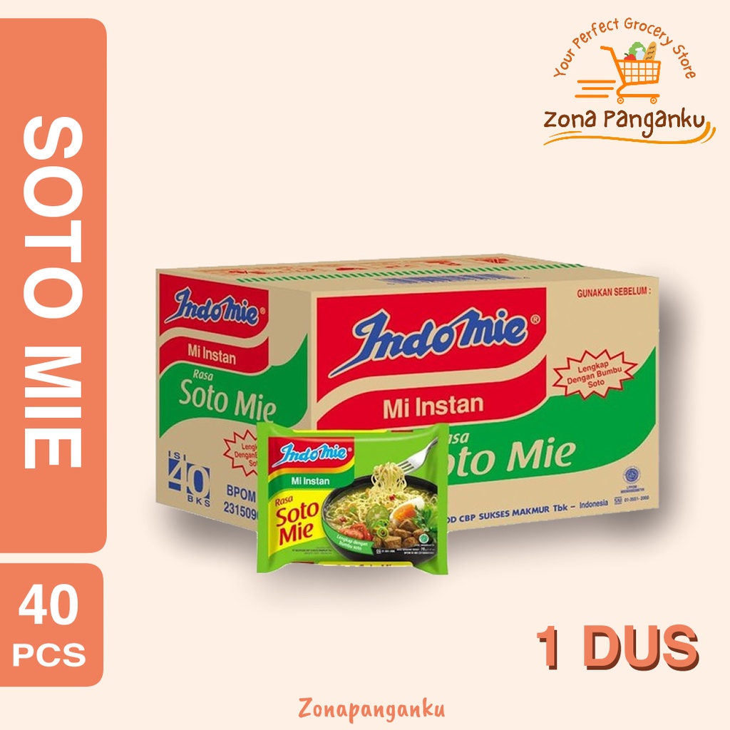 Jual Indomie Rasa Soto Mie 1 Dus/40 Pcs | Shopee Indonesia